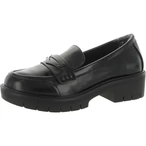Mia Womens Nelcy Patent Slip On Loafers
