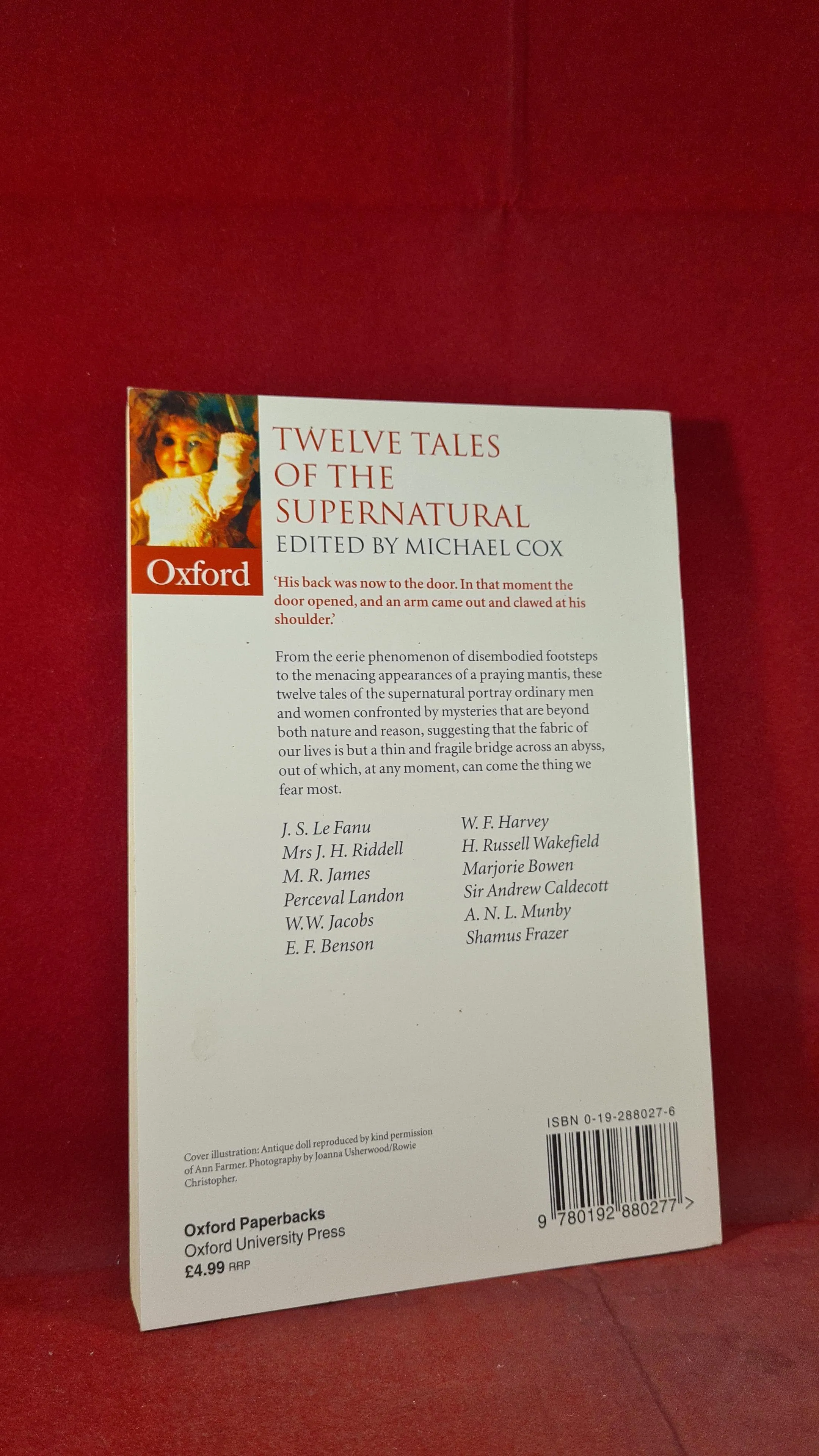 Michael Cox - Twelve Tales of the Supernatural, Oxford, 1997, Paperbacks