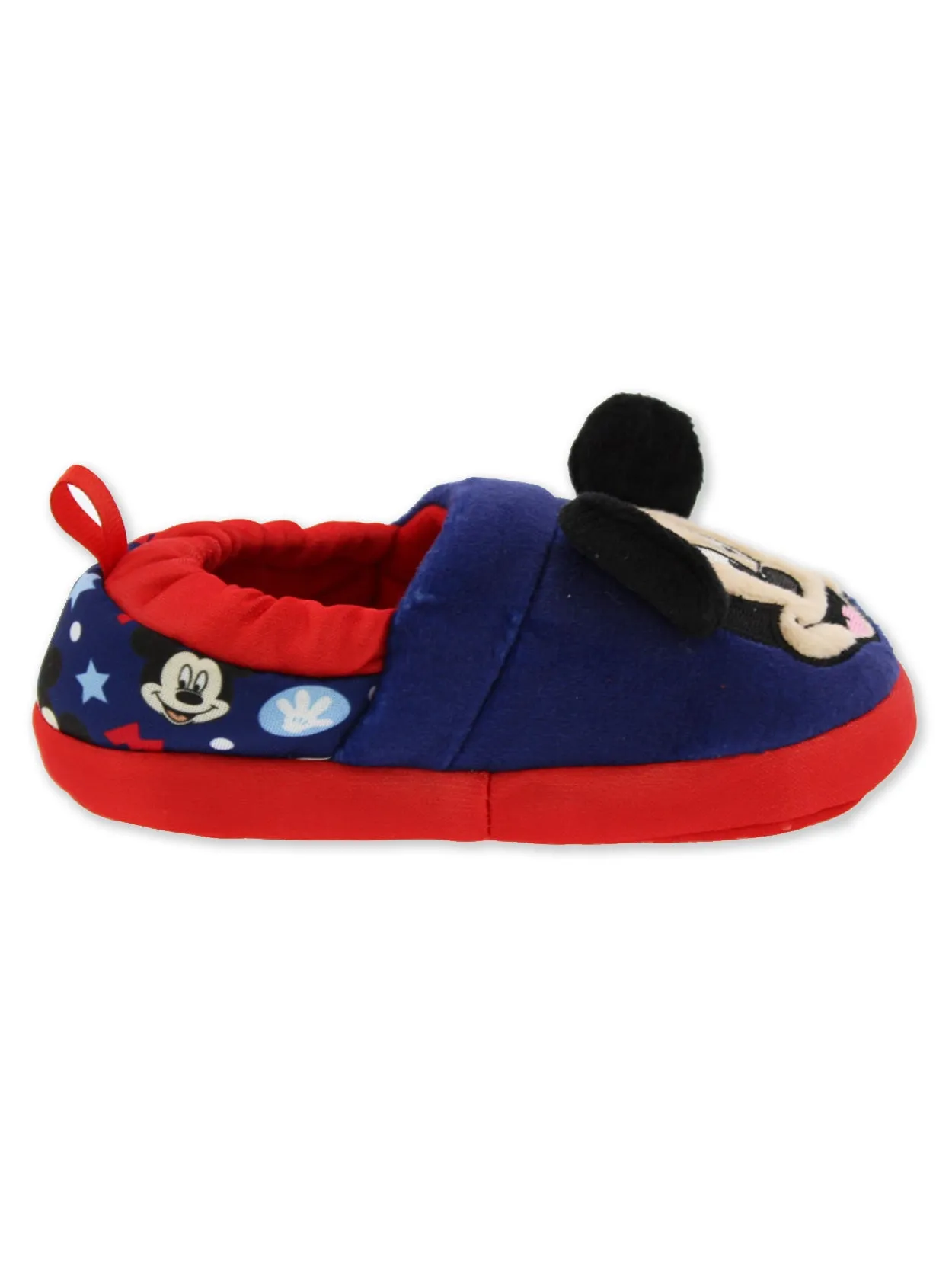 Mickey Mouse Plush A-Line Slippers with 3D Ears