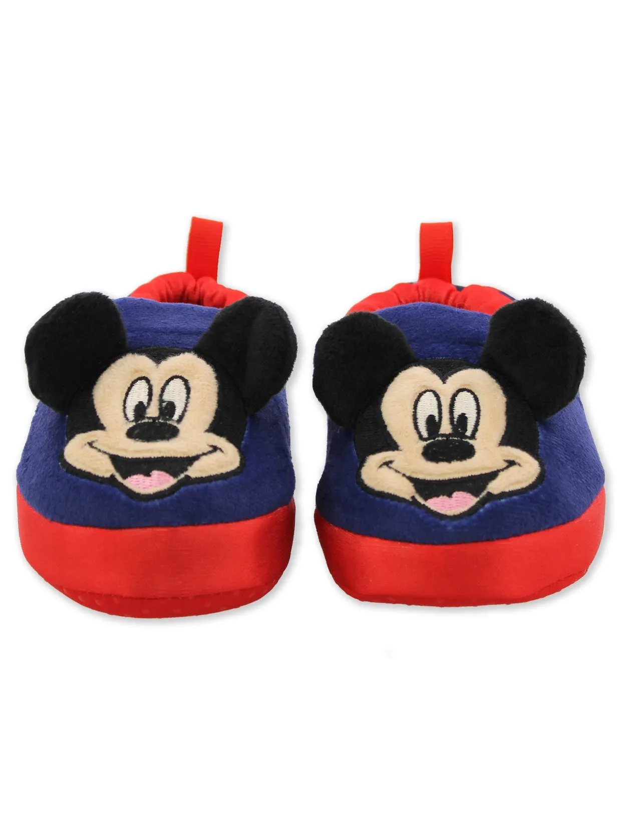 Mickey Mouse Plush A-Line Slippers with 3D Ears