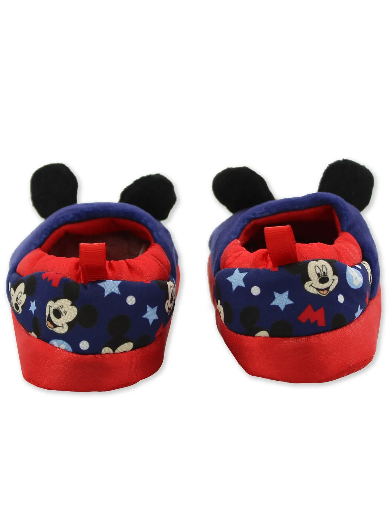 Mickey Mouse Plush A-Line Slippers with 3D Ears