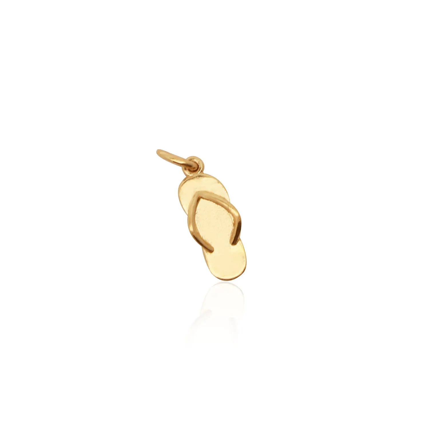Mini Gold Flip Flop Charm