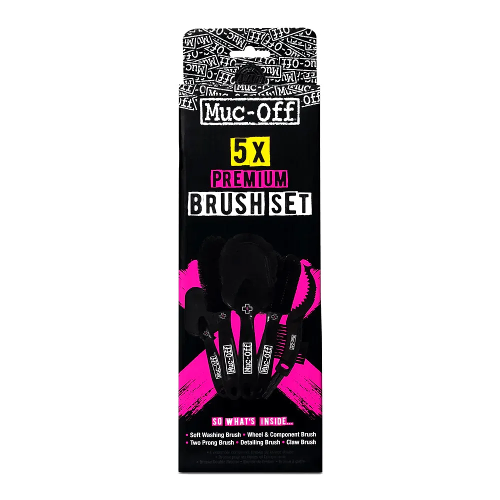 Muc-Off 5 x Premium Brush Kit