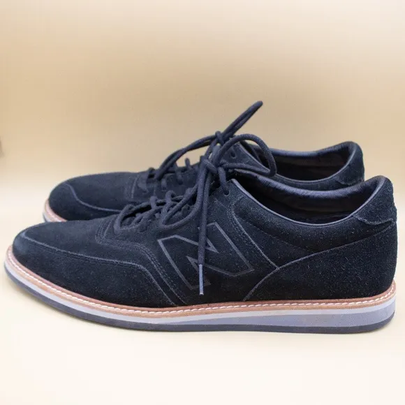 New Balance 1100 Oxford Black Suede Leather Shoes MD1100BK Men's Size 11 D