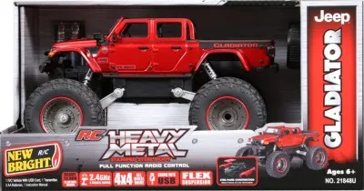 New Bright 9in R/c 4x4 Heavy Metal Jeep Gladiator Ffjusb 2.4ghz�