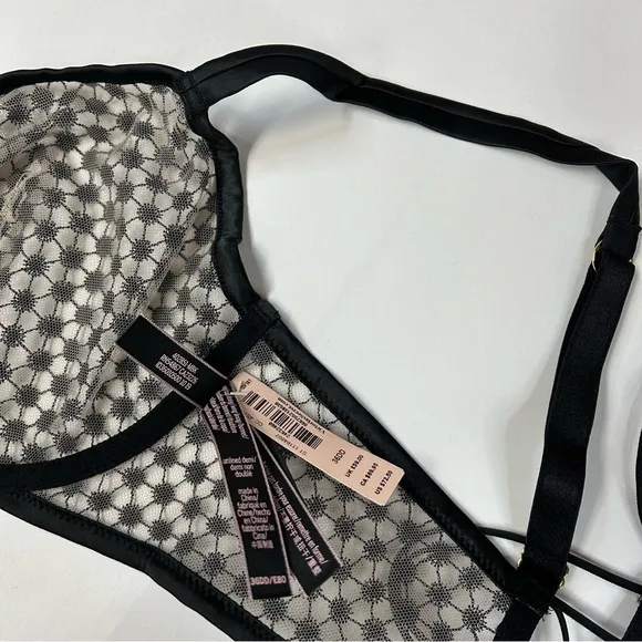 NEW Victorias Secret Bra Panty Set 36DD Unlined Demi Small High Waist Thong 1237