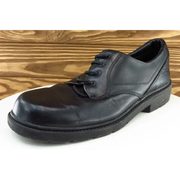 Nunn Bush Shoes Sz 9.5 M Black Derby‎ Oxfords Leather Men 8352857