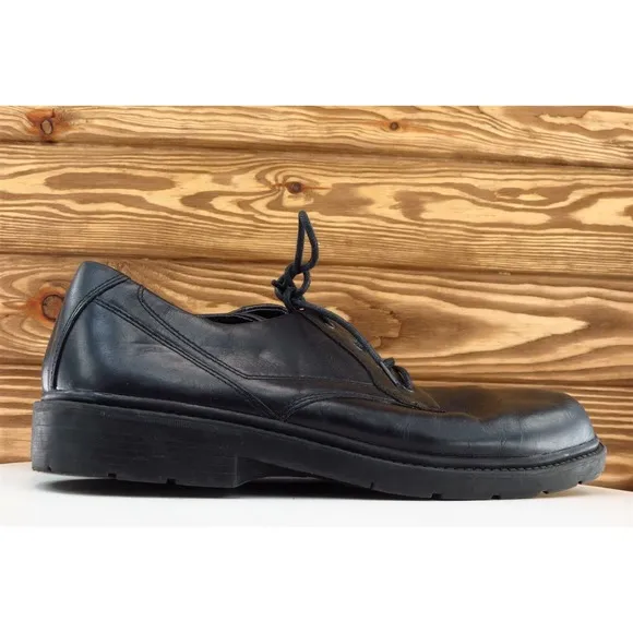 Nunn Bush Shoes Sz 9.5 M Black Derby‎ Oxfords Leather Men 8352857