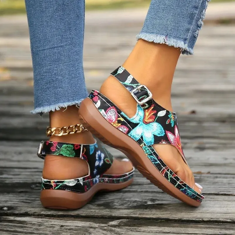 Orthopedic flip flop sandals