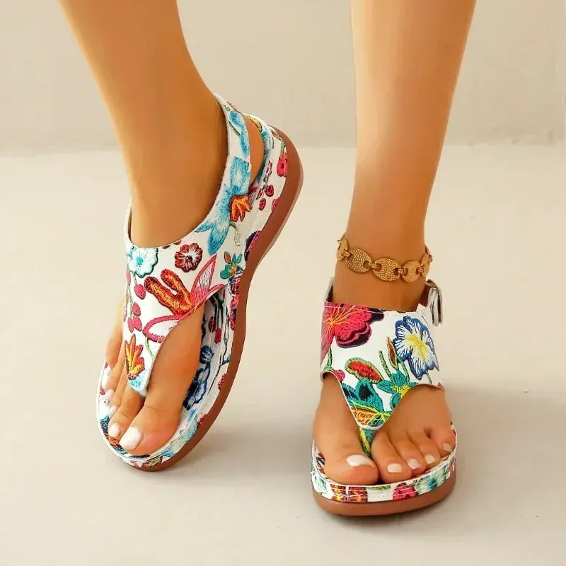 Orthopedic flip flop sandals