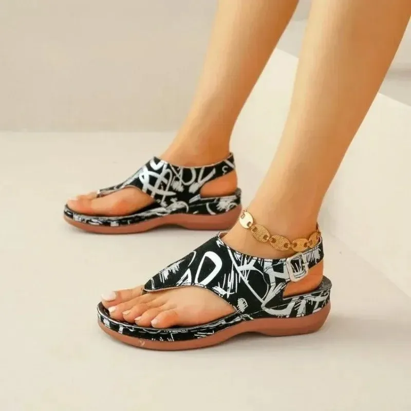 Orthopedic flip flop sandals