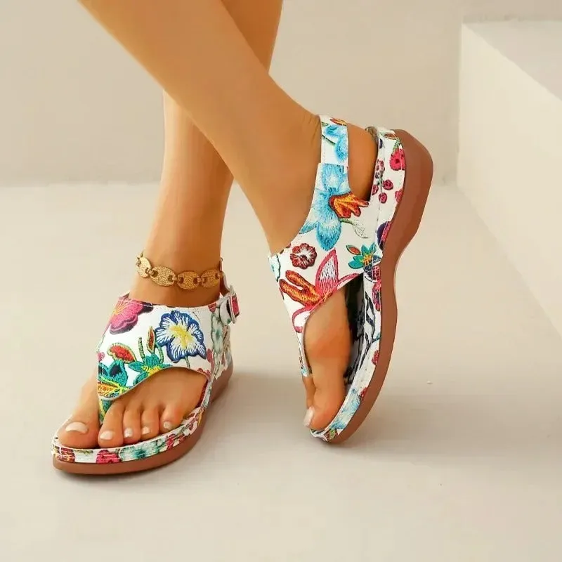 Orthopedic flip flop sandals