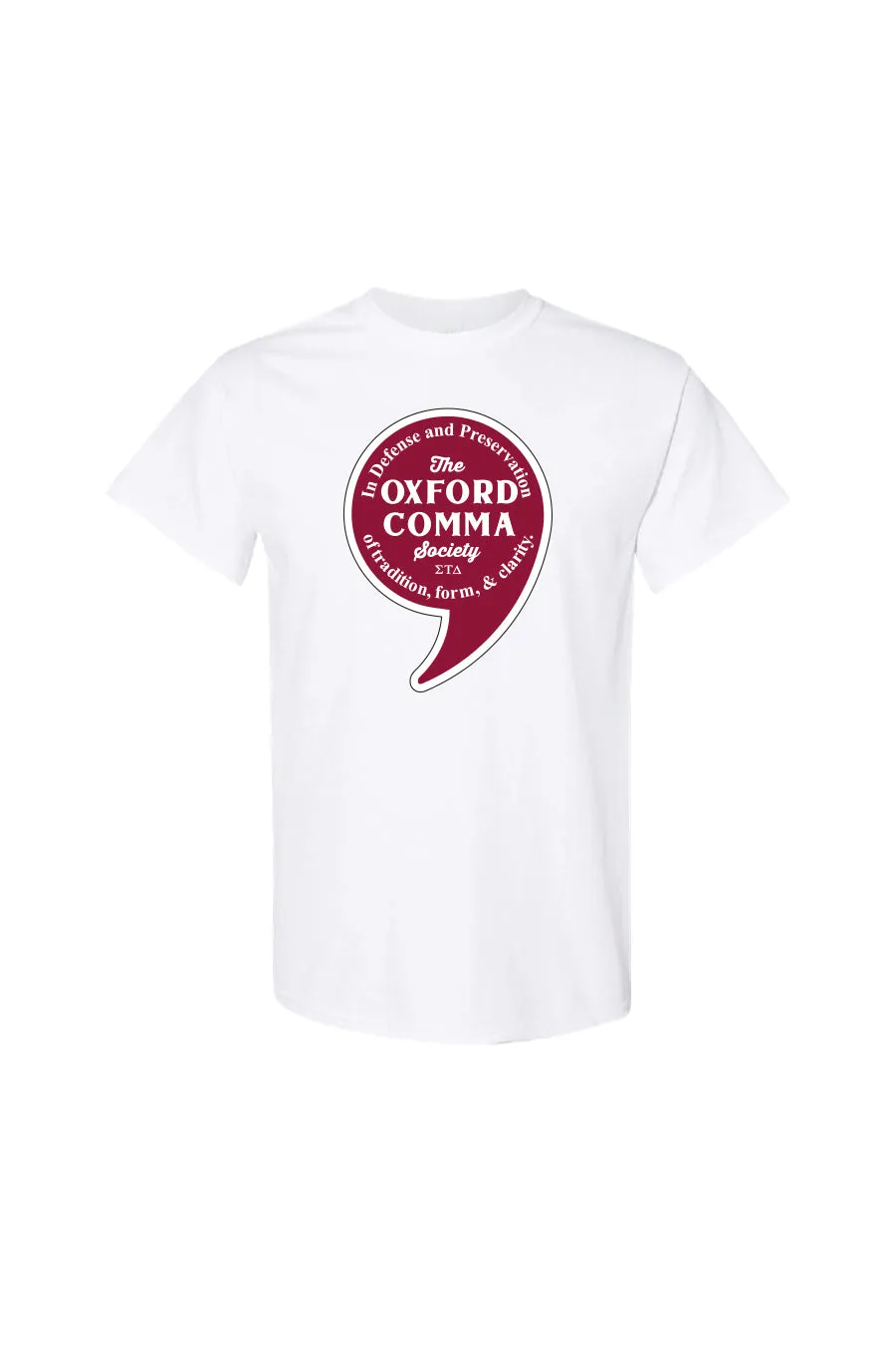 Oxford Comma Society Tee