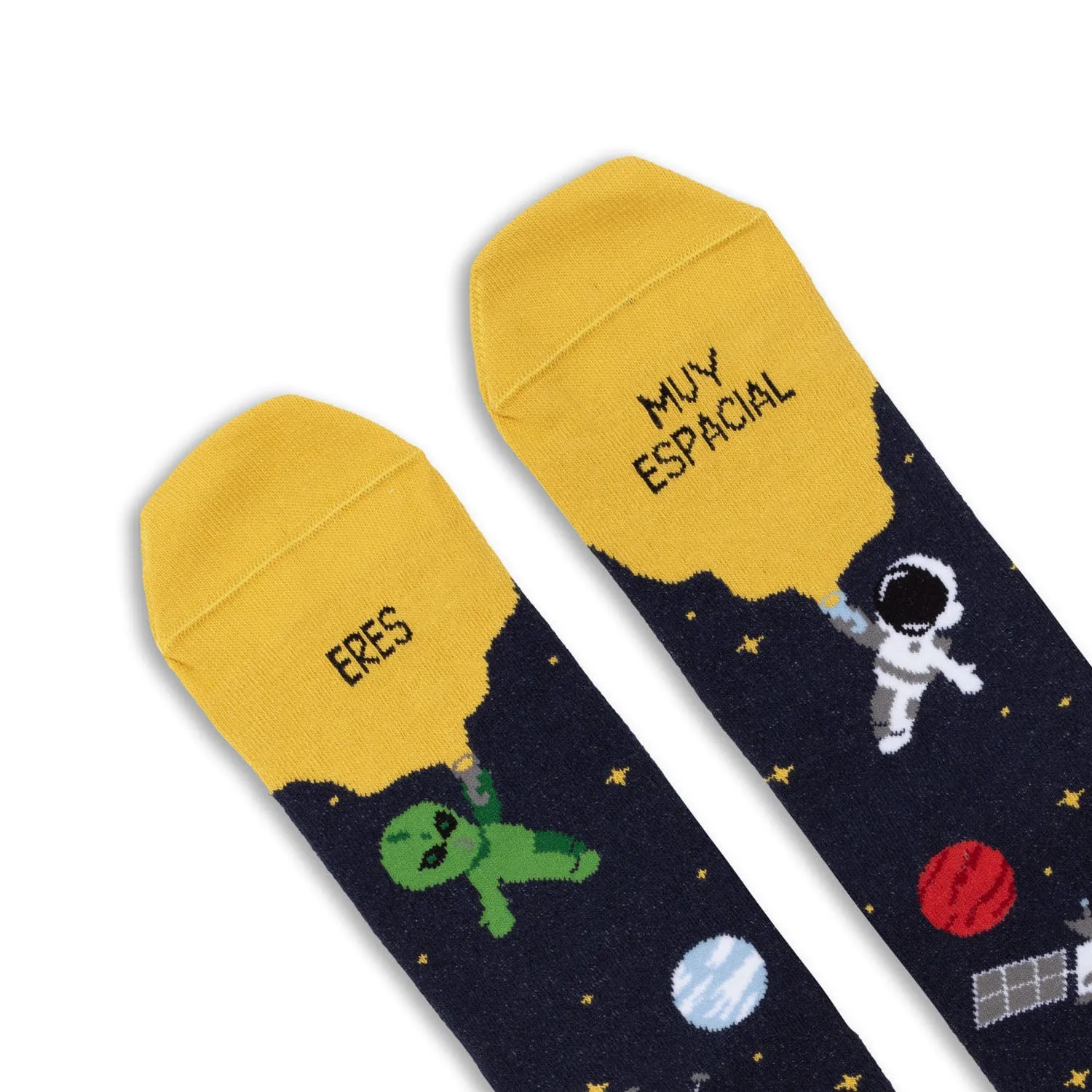 Pack Calcetín "Eres muy espacial"   Zapatillas Star Negro