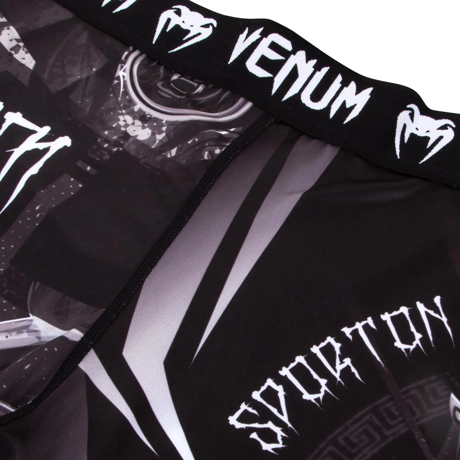 Pantaloni a compressione Venum Gladiator 3.0 - Nero/Bianco