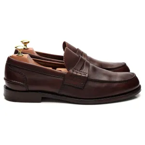'Pembrey' Brown Leather Loafers UK 9.5 G