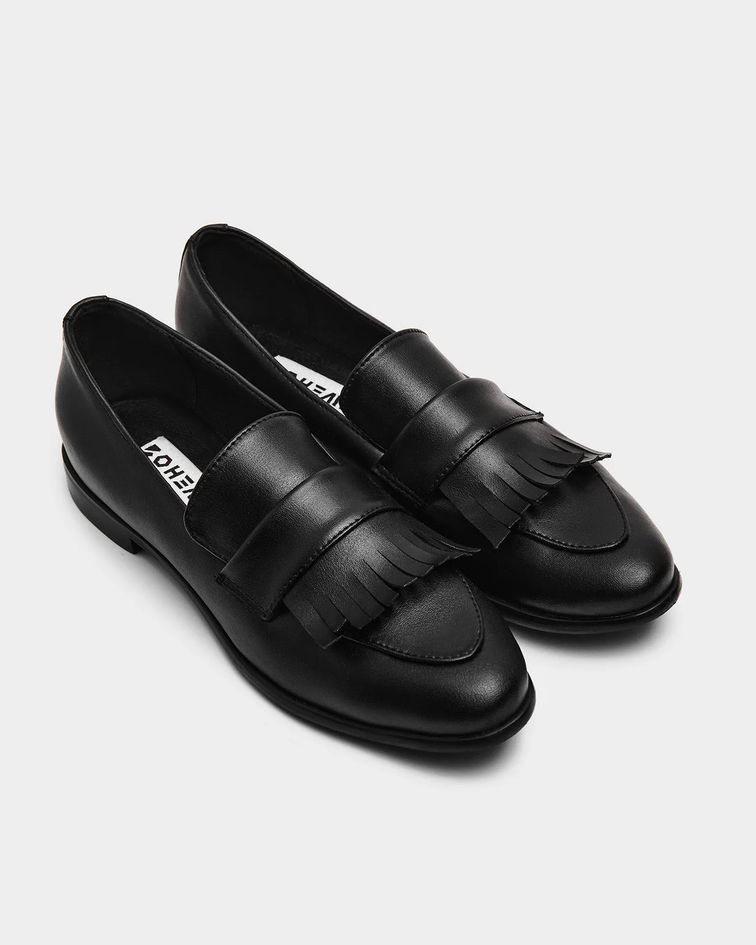 Penny Loafers wegańskie mokasyny damskie ze skóry z winogron