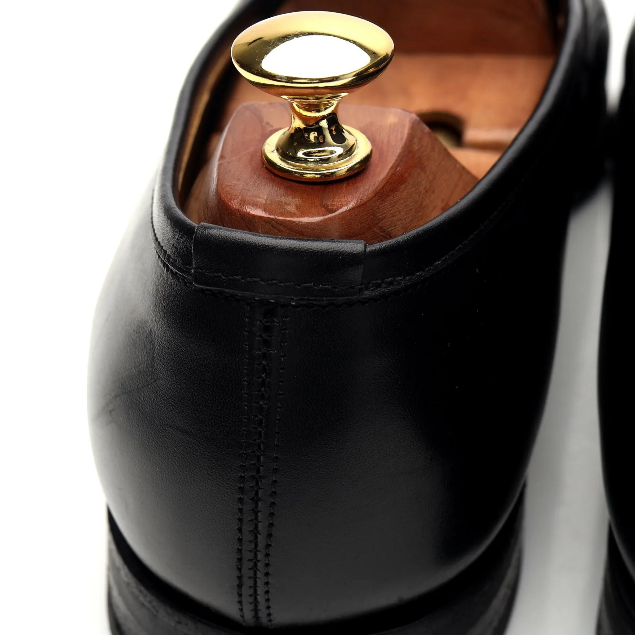 'Piccadilly' Black Leather Loafers UK 9.5 E