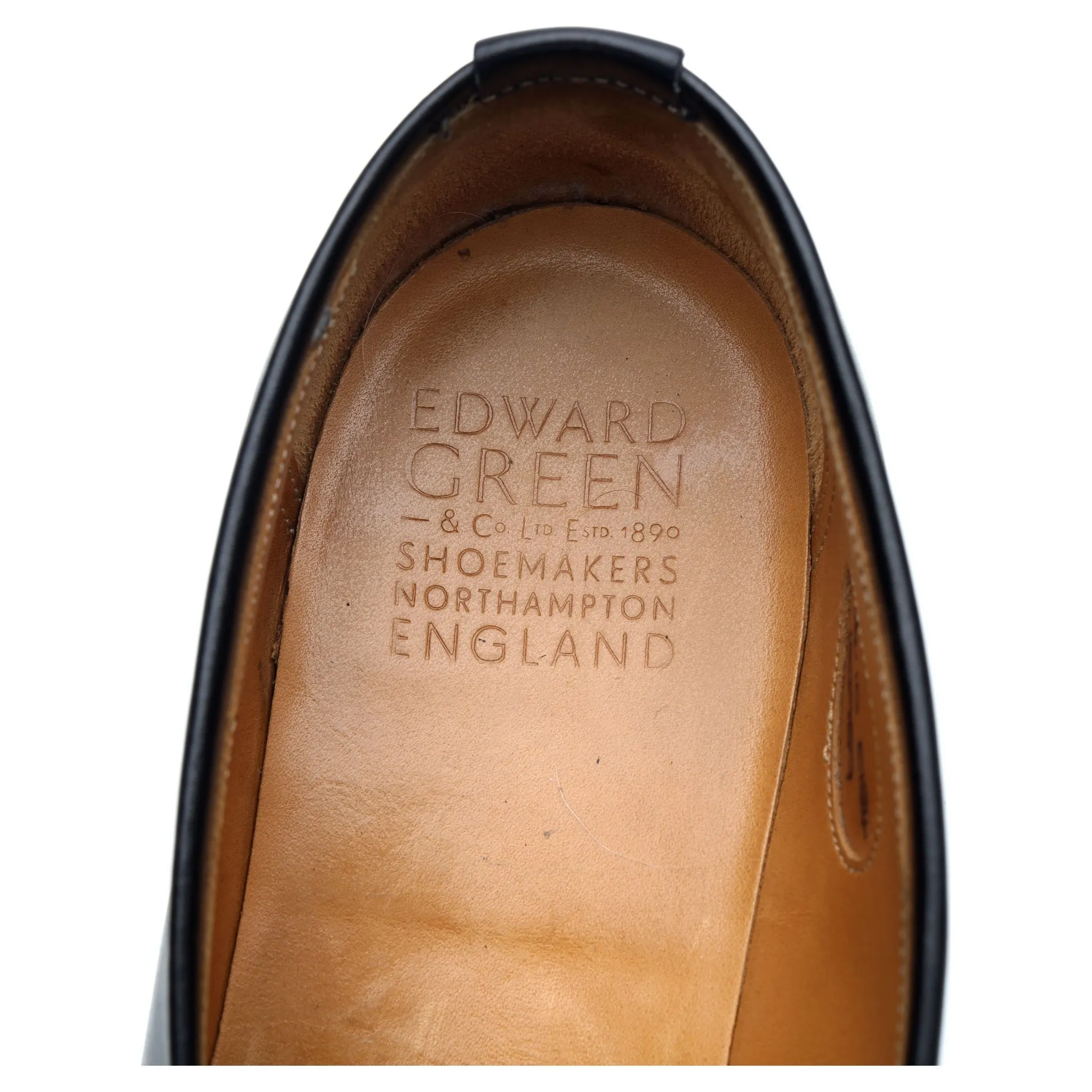'Piccadilly' Black Leather Loafers UK 9.5 E