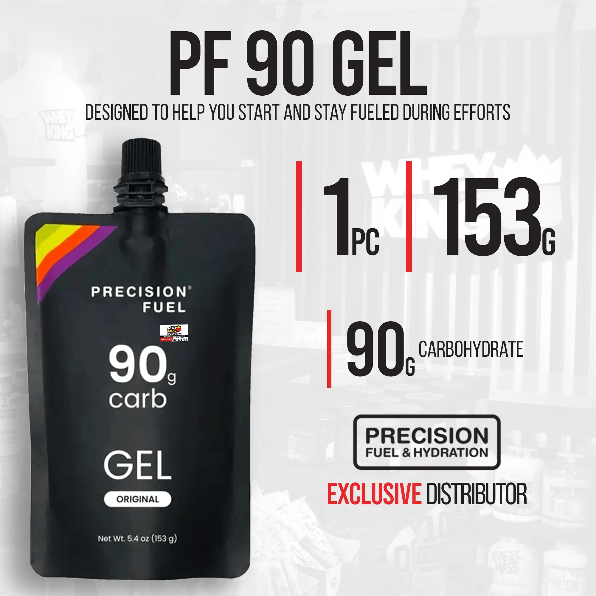 Precision Fuel & Hydration PF 90g Carb Energy Gel