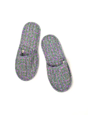 Quilted slippers