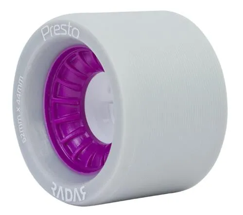 Radar Presto 62mm/44mm Wide Wheels Pk4