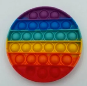 Rainbow Circle Push Bubble