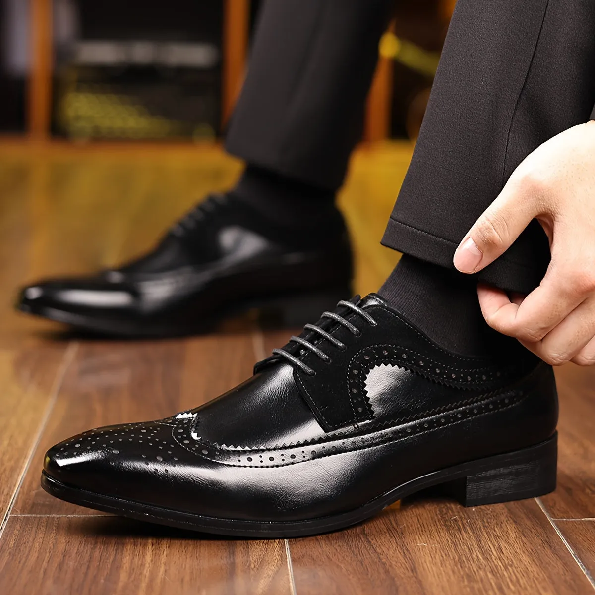 RAVELLO OXFORD BROGUE DRESS SHOES