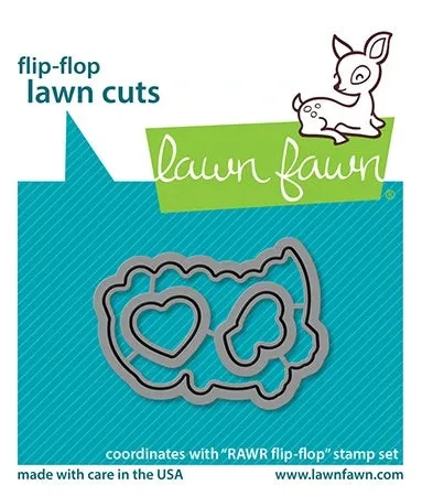 RAWR Flip-Flop Dies Lawn Fawn LF2742