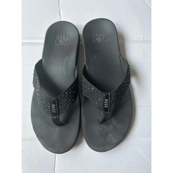 Reef Women’s Ortho Bounce Jewels Sandal Flip Flop Size 9