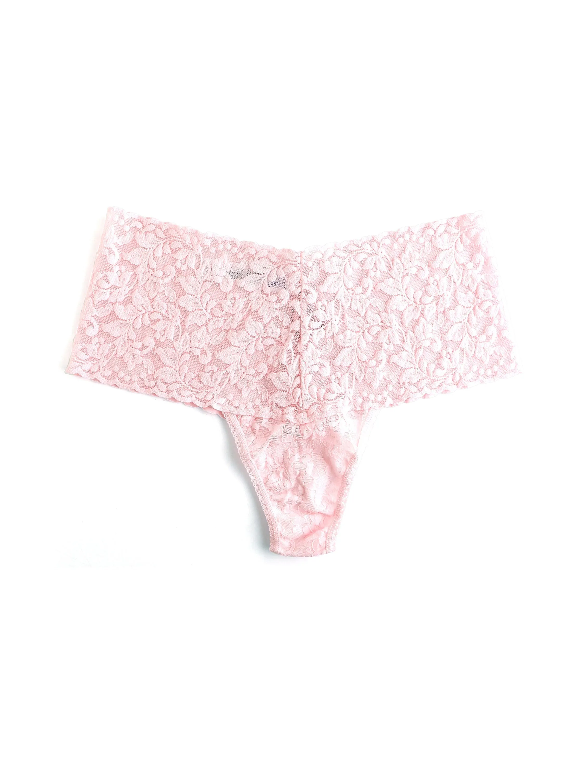 Retro Lace Thong Bliss Pink