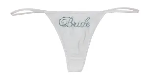 Rhinestone Bride Thong