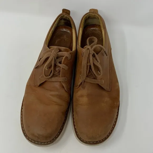 Samuel Hubbard Brown Leather Lace Up Oxford Shoes