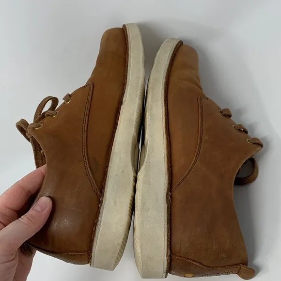 Samuel Hubbard Brown Leather Lace Up Oxford Shoes