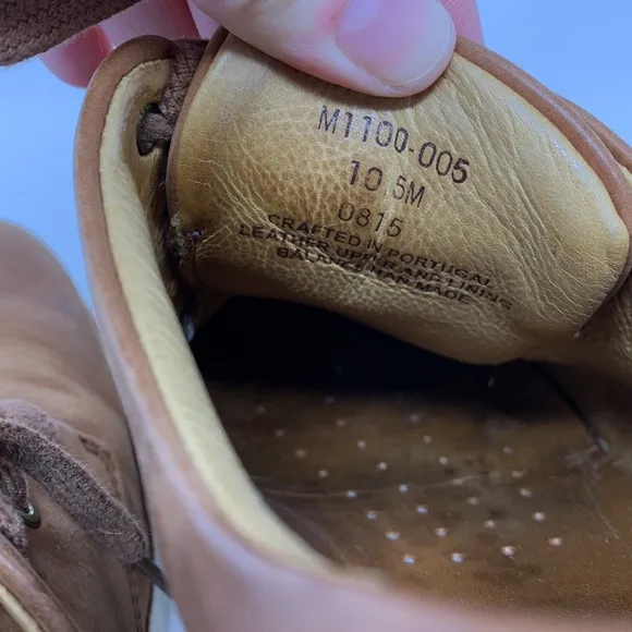 Samuel Hubbard Brown Leather Lace Up Oxford Shoes