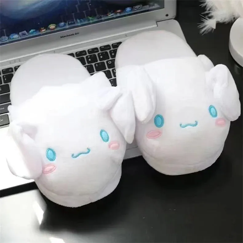 Sanrio Cinnamoroll House Slipper | Fluffy Slipper with Moveable ears