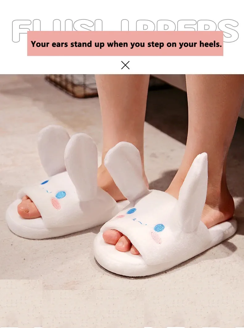 Sanrio Cinnamoroll House Slipper | Fluffy Slipper with Moveable ears