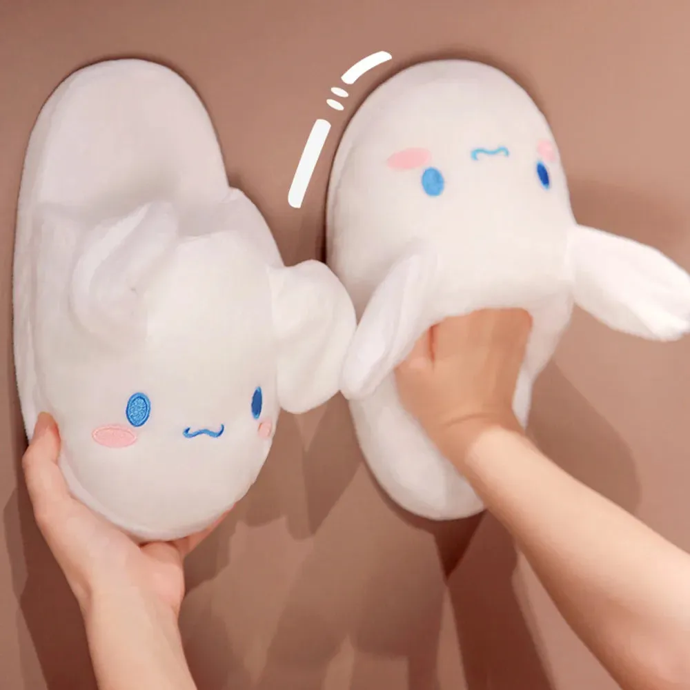 Sanrio Cinnamoroll House Slipper | Fluffy Slipper with Moveable ears