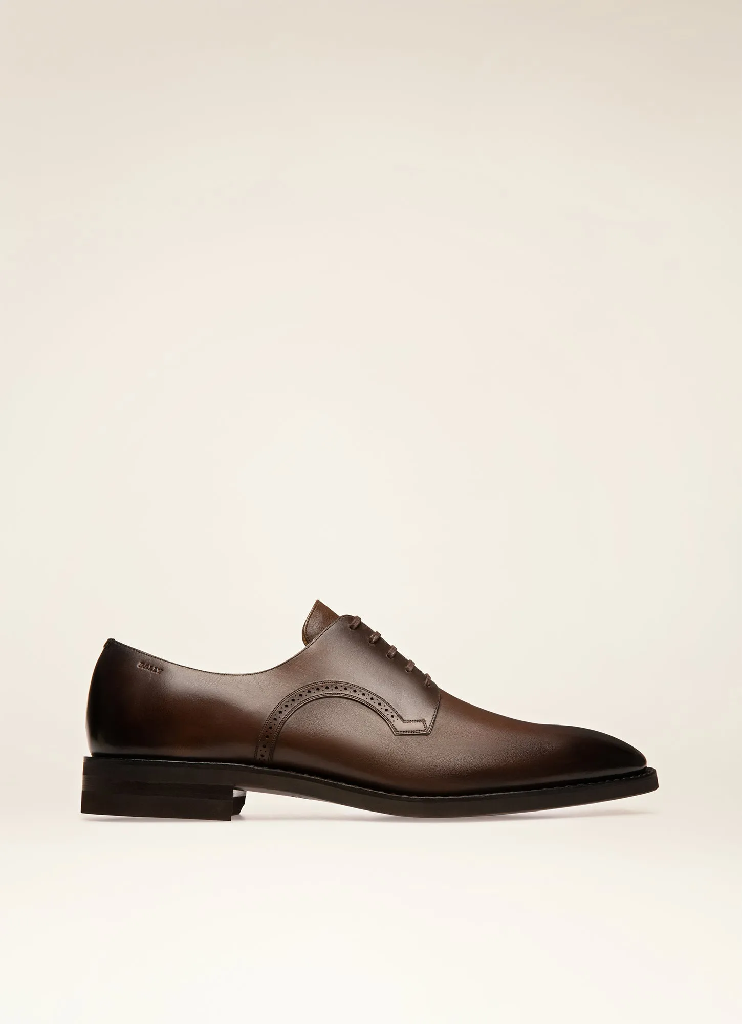 Scrivani - Derby Lace-up Shoe in Mid Brown