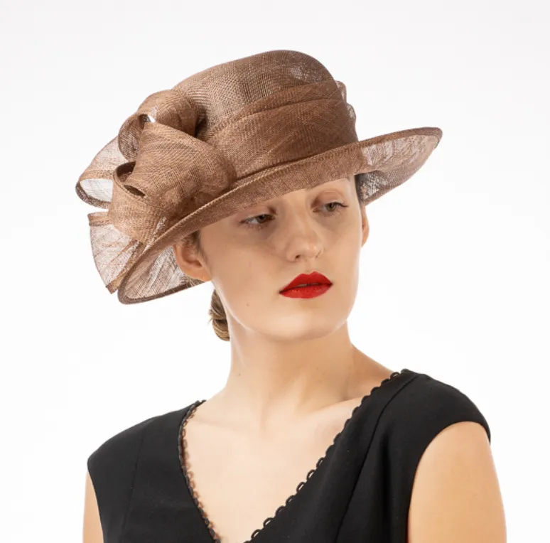 sidesweep shorter brim ~ taupe
