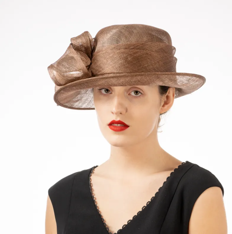 sidesweep shorter brim ~ taupe