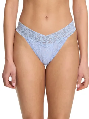 Signature Lace® Original Rise Thong Clarity Blue