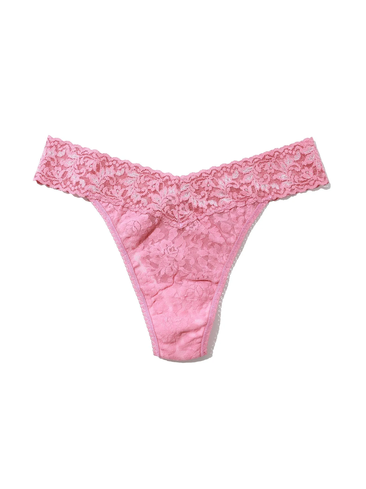 Signature Lace® Original Rise Thong Tea Cake Pink