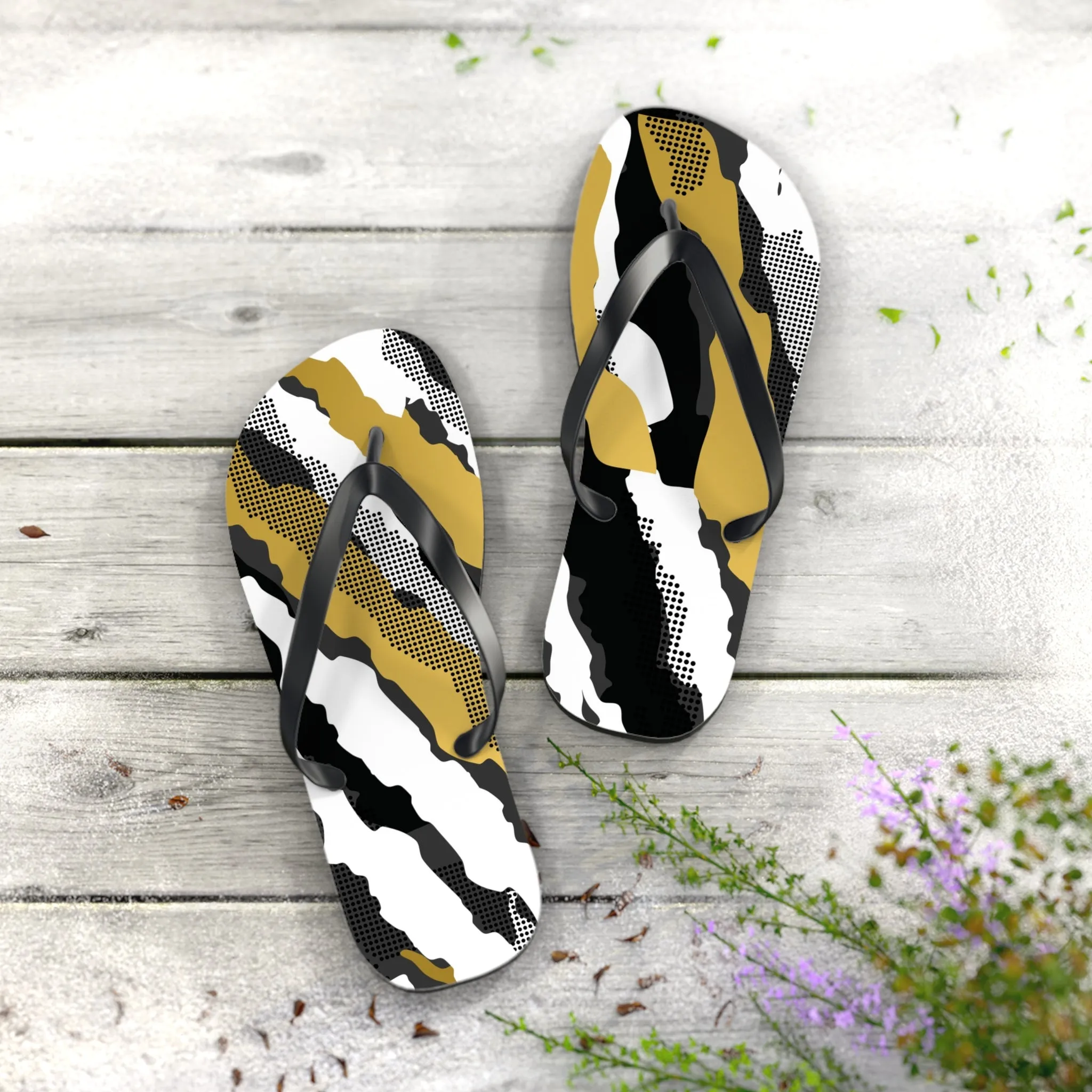 SizzleSoles Flip Flops - Trendy Summer Footwear for Beach and Casual Outings