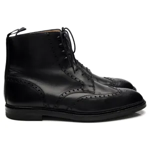 'Skye 3' Black Leather Brogue Boots UK 12 E