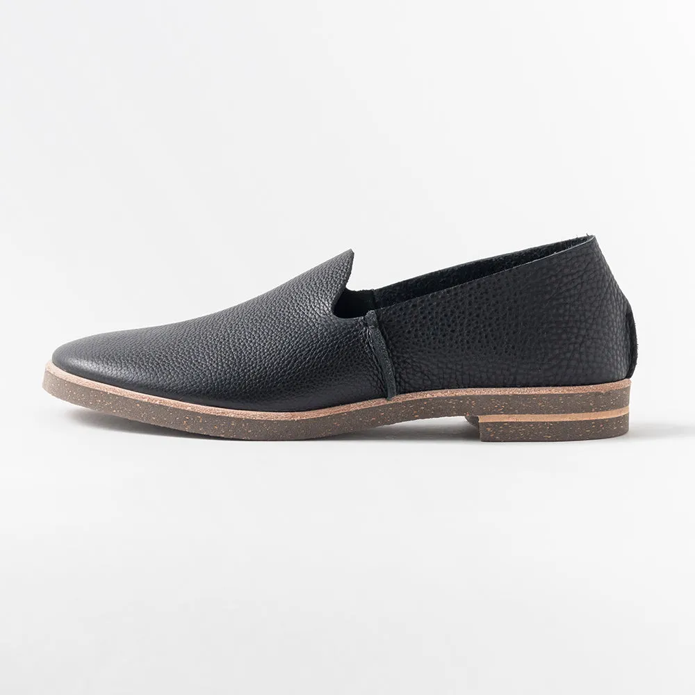 SLIP-ON　ALL BLACK (CORK SOLE DOUBLE)