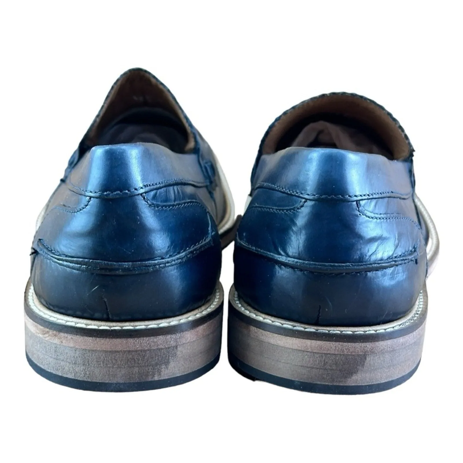 Studio Mode  Shoes Men’s navy blue  Penny Loafers 20048 Made in Italy