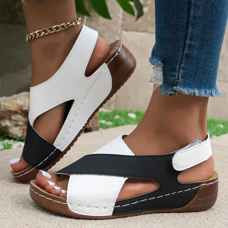 Summer Sandals Shoes Women Party Sandals For Women Outdoor Sandals Ladies Wedge Walking Shoes Beach Female Sandal Women Footwear