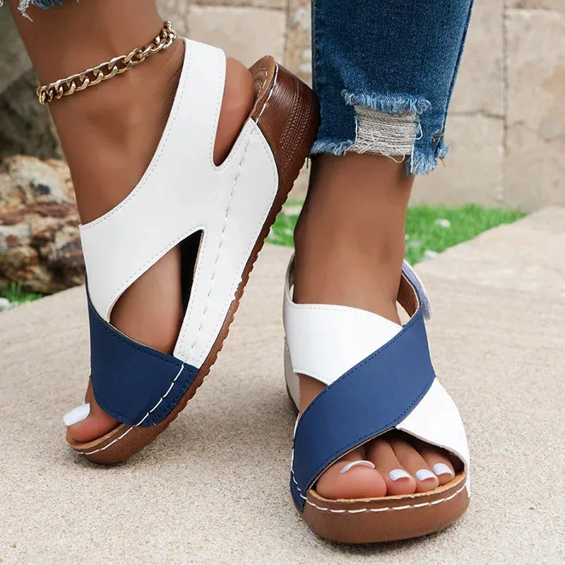 Summer Sandals Shoes Women Party Sandals For Women Outdoor Sandals Ladies Wedge Walking Shoes Beach Female Sandal Women Footwear