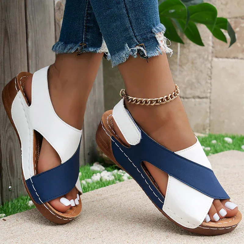 Summer Sandals Shoes Women Party Sandals For Women Outdoor Sandals Ladies Wedge Walking Shoes Beach Female Sandal Women Footwear